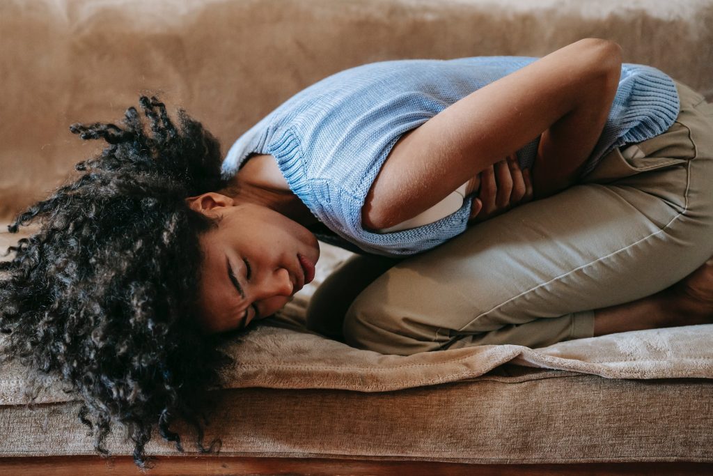 Side effects of medical abortion infographic showing common symptoms after taking abortion pills